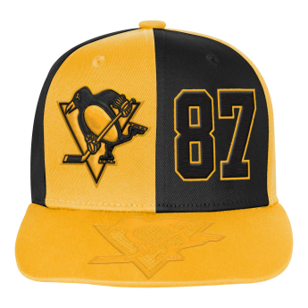 Pittsburgh Penguins детска бейзболна шапка с козирка Sidney Crosby Pandemonium Tonal Flat Brim Sn