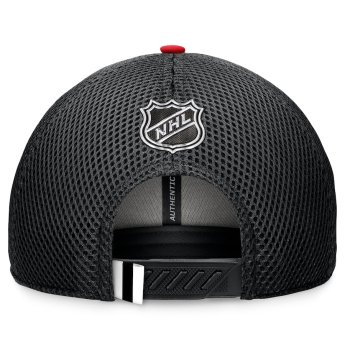 New Jersey Devils баскетболна шапка с козирка 2024 Draft NHL On Stage Trucker Adjustable Hat