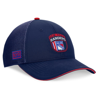New York Rangers баскетболна шапка с козирка 2024 Draft NHL On Stage Trucker Adjustable Hat