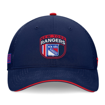 New York Rangers баскетболна шапка с козирка 2024 Draft NHL On Stage Trucker Adjustable Hat