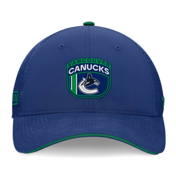 Vancouver Canucks баскетболна шапка с козирка 2024 Draft NHL On Stage Trucker Adjustable Hat