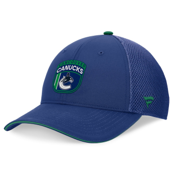 Vancouver Canucks баскетболна шапка с козирка 2024 Draft NHL On Stage Trucker Adjustable Hat