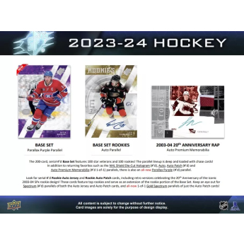 NHL кутии хокей карти NHL 2023-24 Upper Deck SPx Hockey Hobby Box