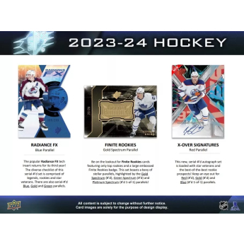 NHL кутии хокей карти NHL 2023-24 Upper Deck SPx Hockey Hobby Box