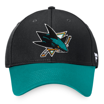 San Jose Sharks баскетболна шапка с козирка Core Structured Adjustable BG