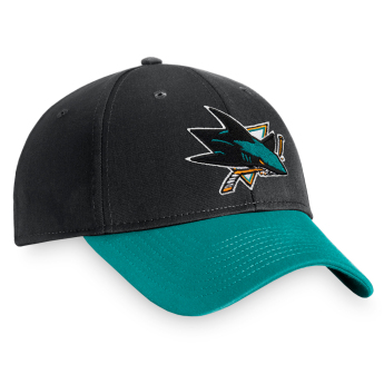 San Jose Sharks баскетболна шапка с козирка Core Structured Adjustable BG