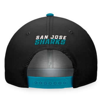 San Jose Sharks баскетболна шапка с козирка Defender Structured Adjustable black