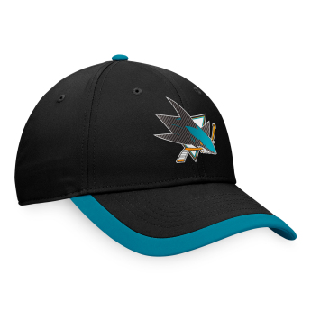 San Jose Sharks баскетболна шапка с козирка Defender Structured Adjustable black