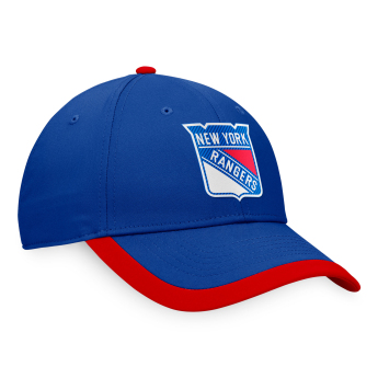 New York Rangers баскетболна шапка с козирка Defender Structured Adjustable blue
