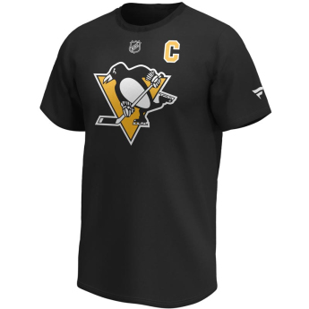 Pittsburgh Penguins мъжка тениска Sidney Crosby Iconic Name & Number Graphic black