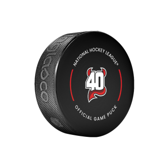 New Jersey Devils шайба Official Game Puck 2022-2023 40th Anniversary