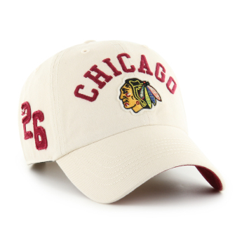 Chicago Blackhawks баскетболна шапка с козирка Clubhouse Faber ’47 Clean Up