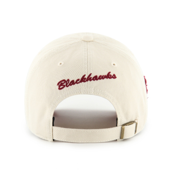 Chicago Blackhawks баскетболна шапка с козирка Clubhouse Faber ’47 Clean Up