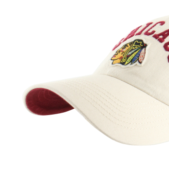Chicago Blackhawks баскетболна шапка с козирка Clubhouse Faber ’47 Clean Up