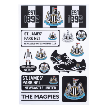 Newcastle United стикери A4 Set 12 pcs