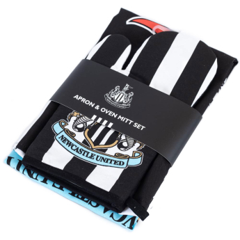 Newcastle United ръкавици за фурна и престилка Stripe design