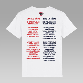 Отбори по хокей детска тениска exhibition Prague 2024 white