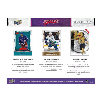 NHL кутии хокей карти NHL 2024-25  Upper Deck MVP Hockey Hobby Box