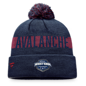 Colorado Avalanche зимна шапка Fundamental Beanie Cuff with Pom