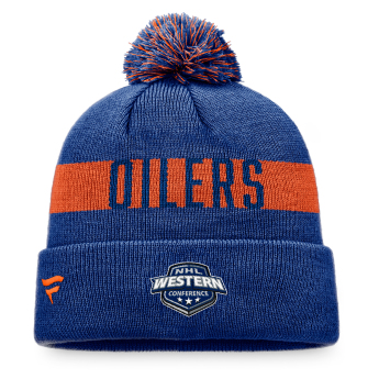Edmonton Oilers зимна шапка Fundamental Beanie Cuff with Pom