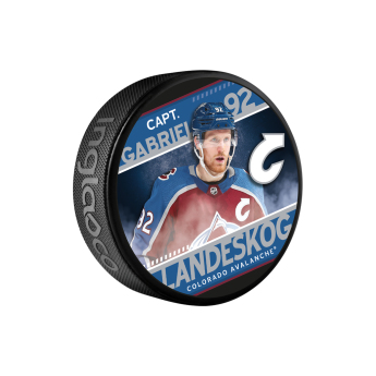 Colorado Avalanche шайба Gabriel Landeskog Captain Collection