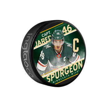 Minnesota Wild шайба Jared Spurgeon Captain Collection