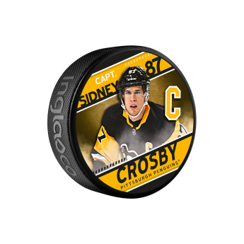Pittsburgh Penguins шайба Sidney Crosby Captain Collection