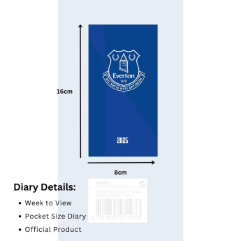 Everton FC бележник Slim 2025