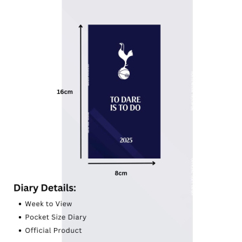 Tottenham Hotspur бележник Slim 2025