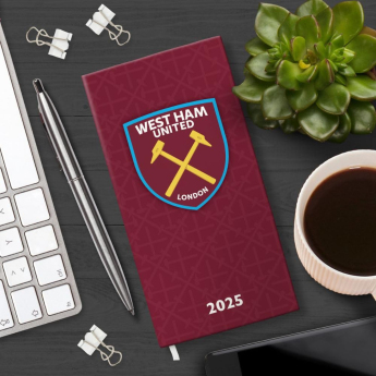 West Ham United бележник Slim 2025