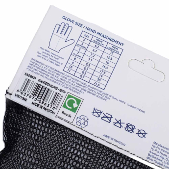 Футболни отбори детски вратарски ръкавици England FA Yths DT 79-86mm palm width