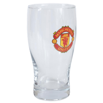 Manchester United стъклена чаша Tulip Pint