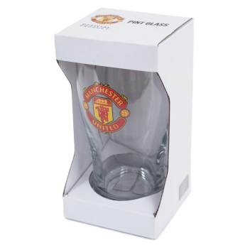 Manchester United стъклена чаша Tulip Pint