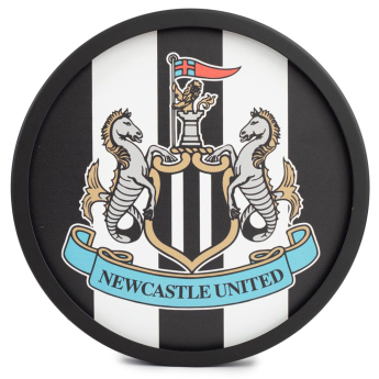 Newcastle United стенен часовник Metal LED Logo