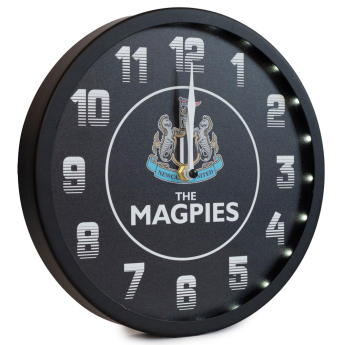 Newcastle United стенен часовник LED Magpies