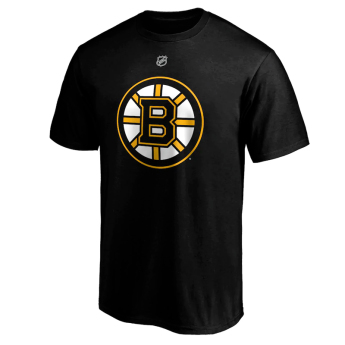 Boston Bruins мъжка тениска David Pastrnak #88 Iconic Name & Number Graphic
