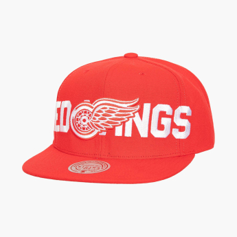 Detroit Red Wings шапка с козирка flat Full Frontal Snapback Vntg