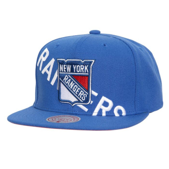 New York Rangers шапка с козирка flat Full Frontal Snapback Vntg