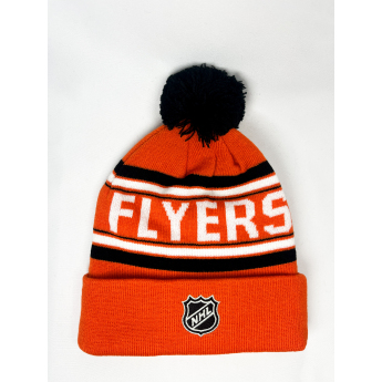 Philadelphia Flyers детска зимна шапка Jacquard Cuffed Knit With Pom