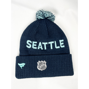 Seattle Kraken детска зимна шапка Cufed Knit With Pom