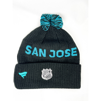 San Jose Sharks детска зимна шапка Cufed Knit With Pom
