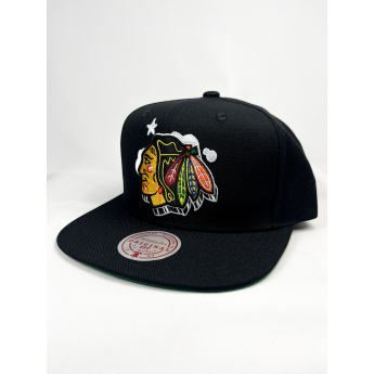 Chicago Blackhawks шапка с козирка flat Gshadow Snapback Vntg