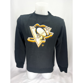 Pittsburgh Penguins мъжки суитшърт Chrome Graphic Crew Sweatshirt Black