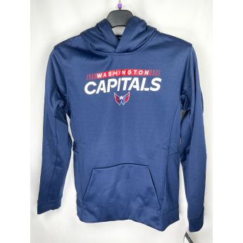 Washington Capitals детски суитшърт с качулка Authentic Pro Hood Po Hoodie