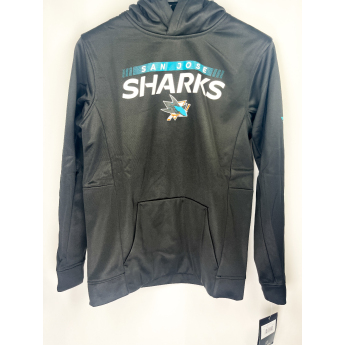 San Jose Sharks детски суитшърт с качулка Authentic Pro Hood Po Hoodie