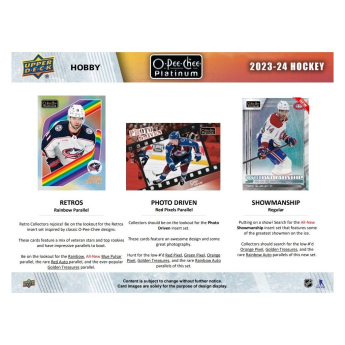 NHL кутии хокей карти NHL 2023-24 Upper Deck O-Pee-Chee Platinum Hobby Box