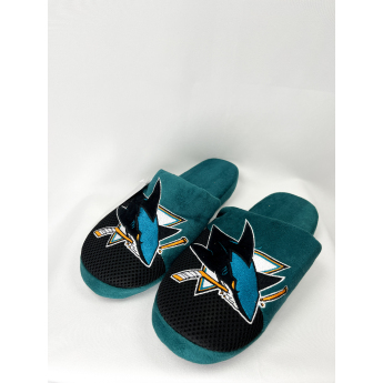 San Jose Sharks мъжки пантофи Team Logo Staycation Slipper