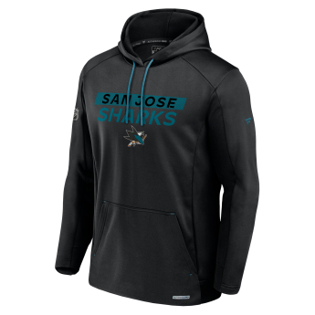 San Jose Sharks мъжки суитшърт с качулка AP Rink Poly Fleece Pullover Hood
