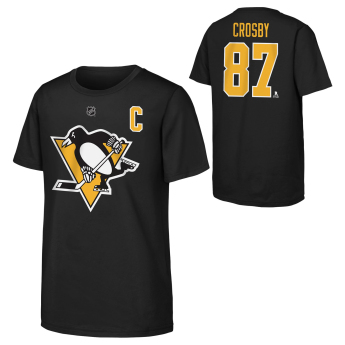 Pittsburgh Penguins детска тениска Sidney Crosby Flat Captains N&N Ctn Tee