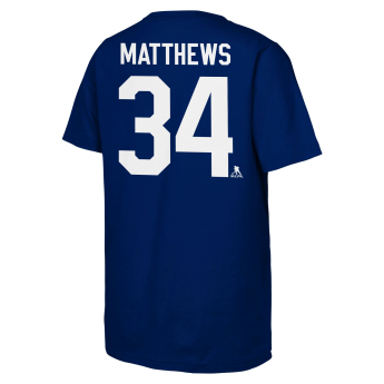Toronto Maple Leafs детска тениска Auston Matthews Flat Captains N&N Ctn Tee